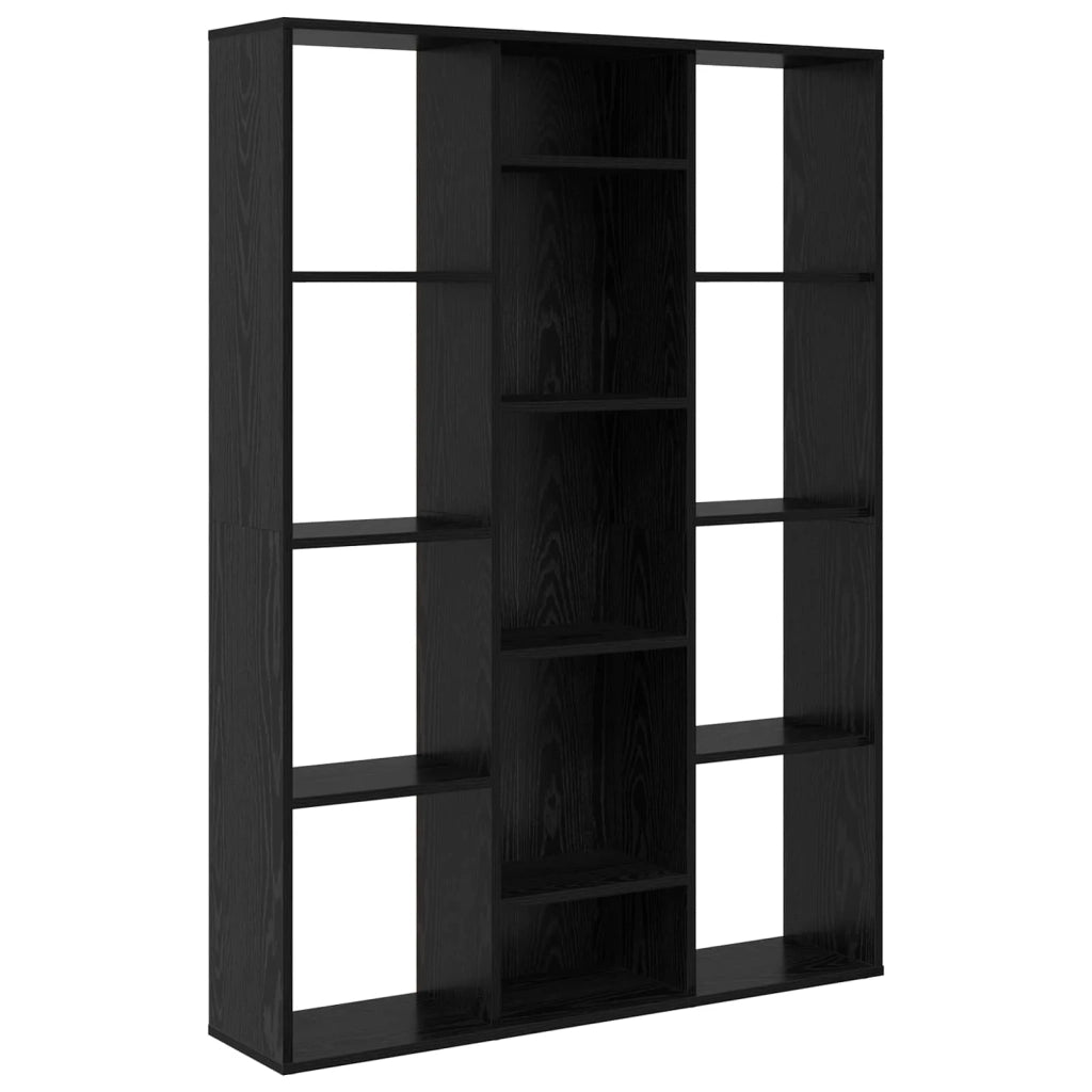 Divider per stanze Rovere Nero 100 x 24 x 140 cm 875012