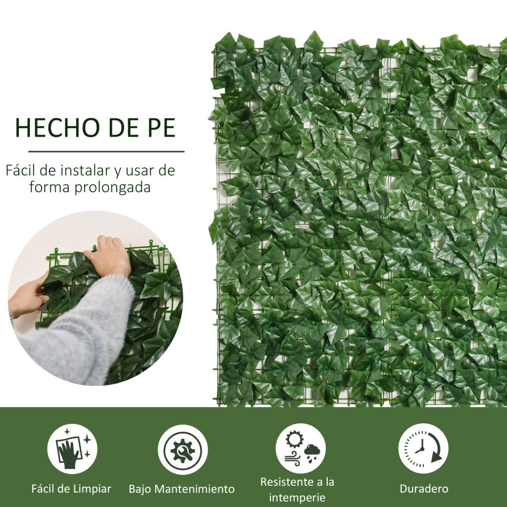 Seto Artificiale per Giardino ¨C zephmum ¨C 3x1 m Verde