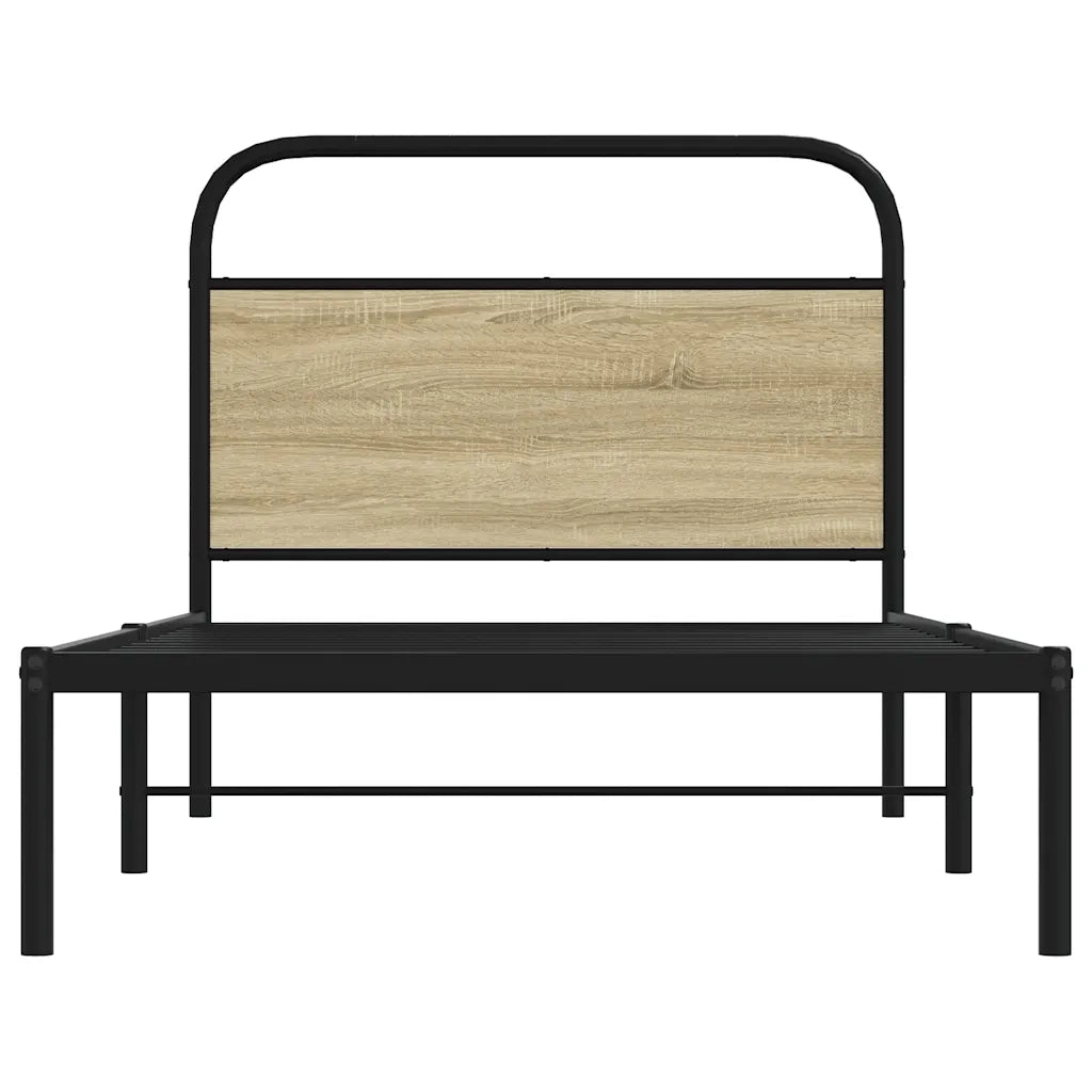 Giroletto senza Materasso Rovere Sonoma 100x190cm in Truciolato 4100252