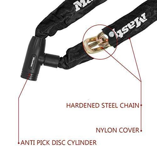 MASTER LOCK 8391EURDPRO Nero 900 mm Blocco per catena