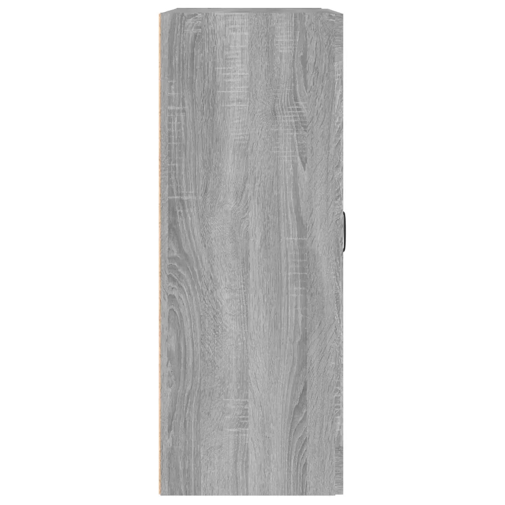 Armadietto Pensile a Parete Grigio Sonoma 69,5x32,5x90 cm 817397