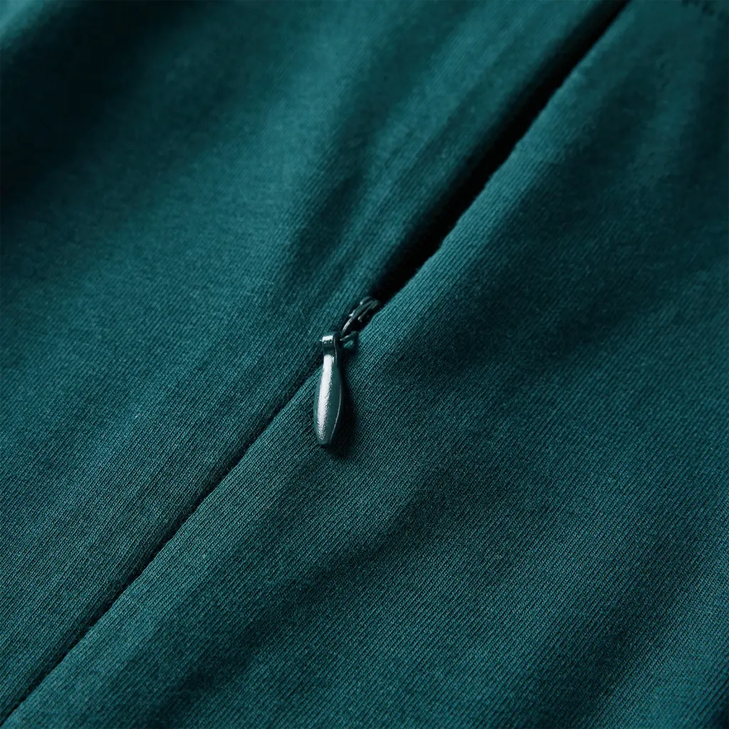 Abito da Bambina a Maniche Lunghe Verde Scuro 116 CFW3768247