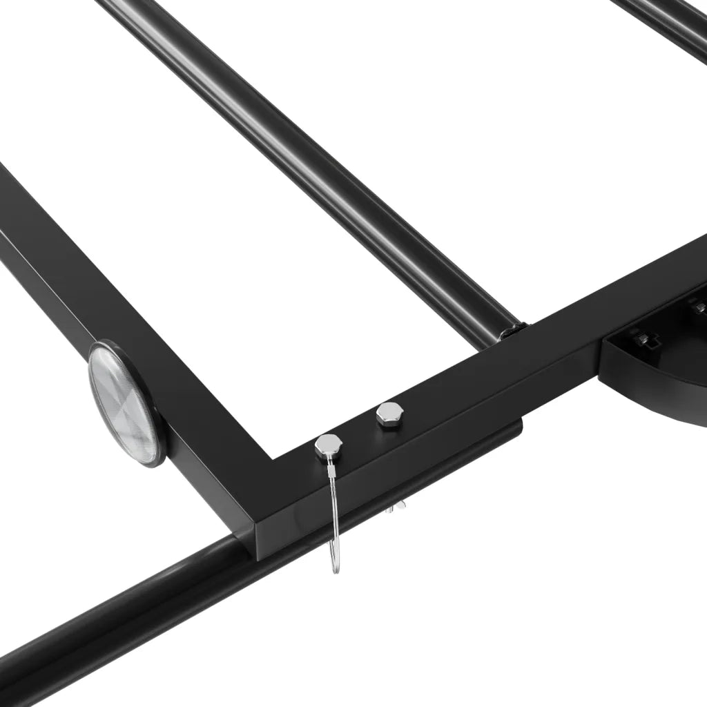 Rimorchio da Bici Nero 122x53x28 cm in Ferro CFW5879079
