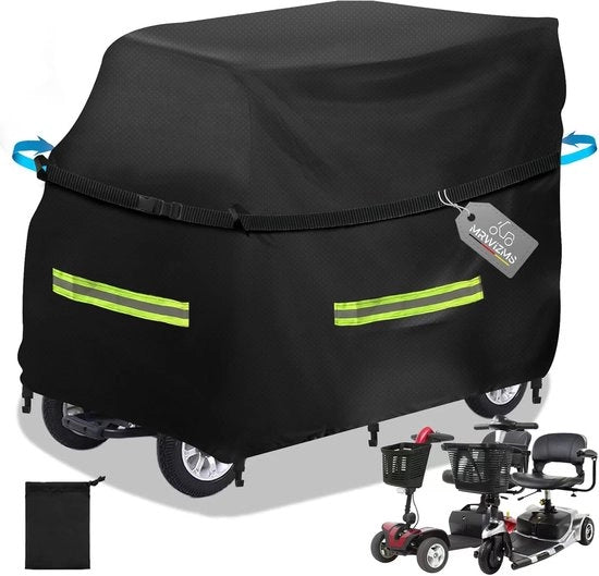 Cappa acqua per scooter, 420D Oxford, 124 x 58 x 99 cm, Nero
