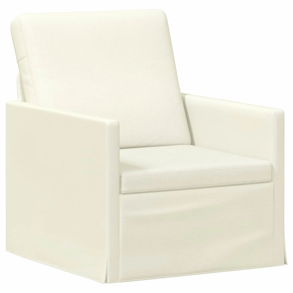 Set di divani 2 pcs Crema Tessuto in Cords 3433244