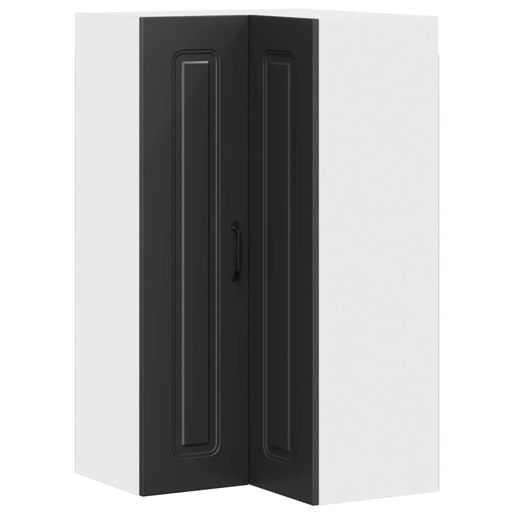 Mobile da cucina moderno con vano contenitore 57 x 57 x 100 cm realizzato in legno composito nero 02_0053844