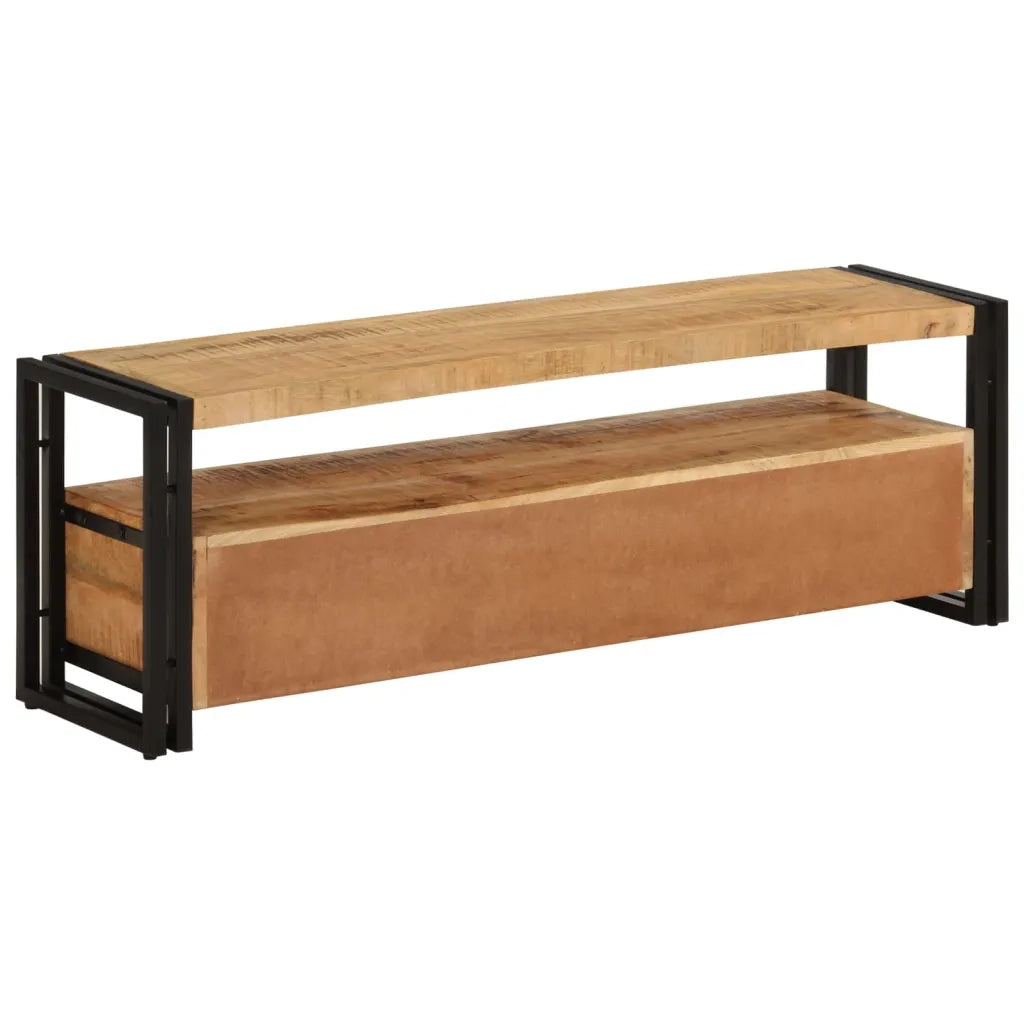 Mobile Porta TV 120x30x40 cm in Legno Massello di Mango 338466