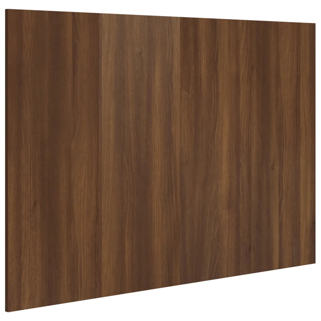 Testiera | Testata Letto Rovere Marrone 120x1,5x80cm in Legno Multistrato