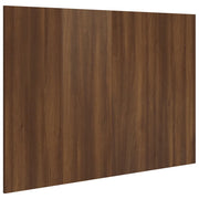 Testiera | Testata Letto Rovere Marrone 120x1,5x80cm in Legno Multistrato