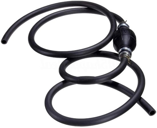 Slang per benzina 195 cm - Slang per benzina 8mm - Slang per benzina con valvola a compressione - Slang per benzina - Adatto per carburanti miscelati con etanolo - Sostenibile e comodo - Tubo per carburante