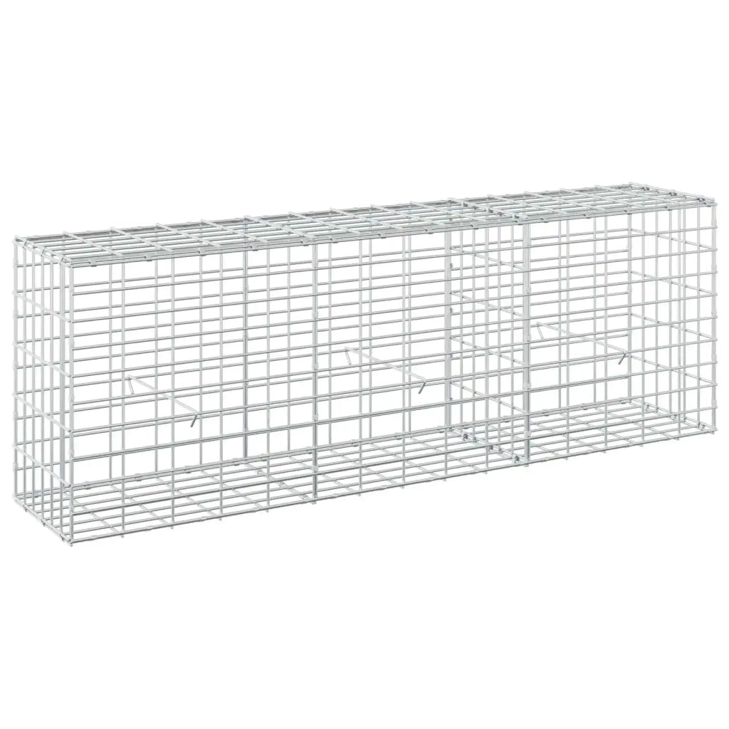Gabione con Filo da 3,5 mm e Rete da 5x10 cm 150x30x50 cm 3462693