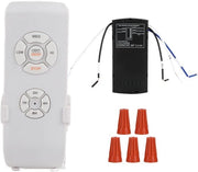 Set di comando a distanza per ventilatore da soffitto lampada - Timer a radiofrequenza - Controllo intelligente - Pulsanti duraturi - 3 velocità - Adatto per...