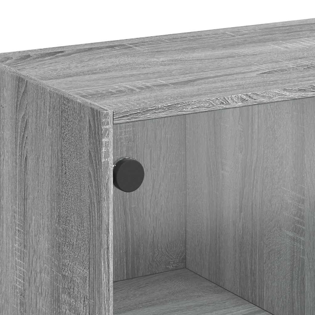 Buffet credenza cassettiera armadio mobile contenitore organizer cucina soggiorno salotto Sonoma 102 x 37 x 75,5 cm legno ingegnerizzato grigio 02_0036271
