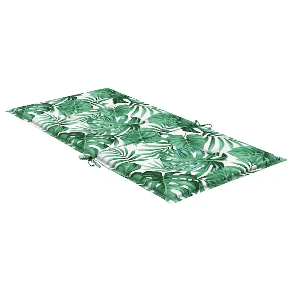 vidaXL Cuscini per sedie Altro 2 pcs Motivo a foglia 100 x 50 x 3 cm