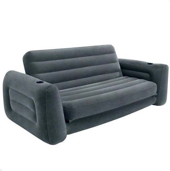 Sedia Inflabile 66552 - dimensioni 203 x 231 x 66 cm - confortevole - tessuto grigio