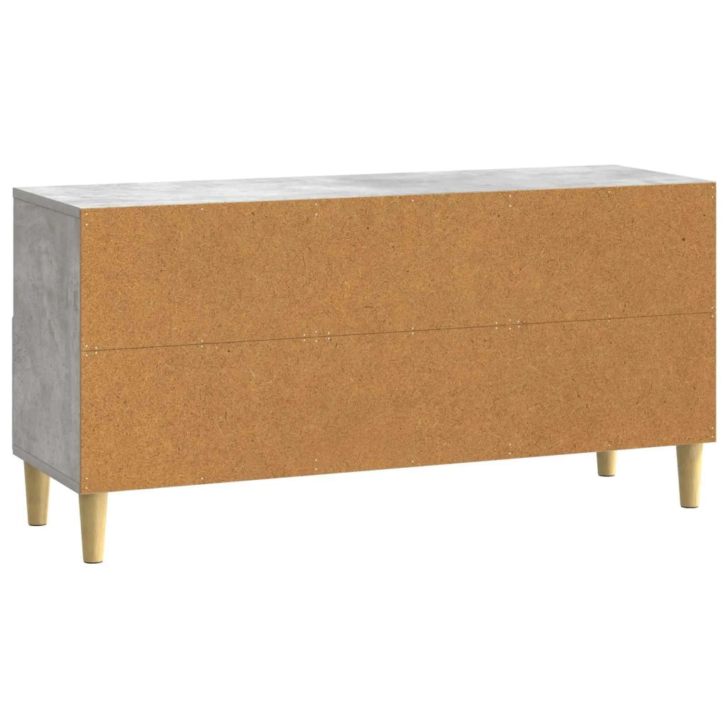 Mobile TV 102 x 34,5 x 50 cm Grigio Cemento 895138