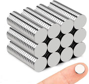 120 piccoli magneti, magneti per frigorifero 10x2mm magneti neodymium extra forti per lavagne, whiteboards, lavagne per appunti & attrezzature per hobby