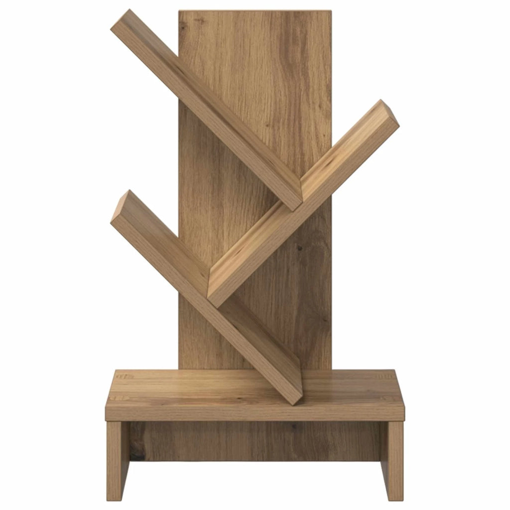 Scaffale per Libri a Forma di Albero 3 Strati 30 x 18 x 48 cm 8012363