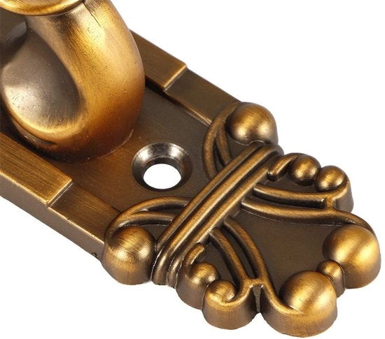 Maniglia a Retro Stile - Maniglia Antica per Porta - 2 Pezzi - 165 x 30 x 35 mm - Finestra in Oro Lussuoso