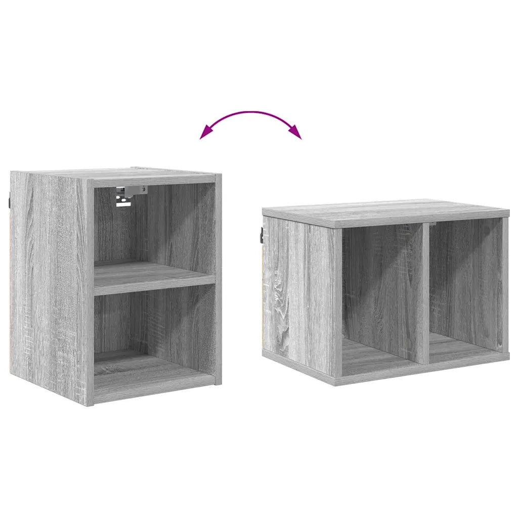 Armadio pensile Grigio Sonoma 30 x 29,5 x 40 cm