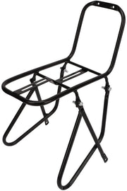 Carrello per Bagagli in Acciaio - Raffreddo Professionale - Verniciatura Anticorrosiva - Stabile e Resistente - Altezza Regolabile - Adatto per Mountain Bike - Porta Bagagli per Bicicletta
