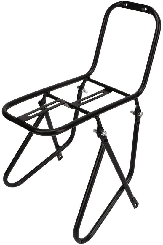 Carrello per Bagagli in Acciaio - Raffreddo Professionale - Verniciatura Anticorrosiva - Stabile e Resistente - Altezza Regolabile - Adatto per Mountain Bike - Porta Bagagli per Bicicletta