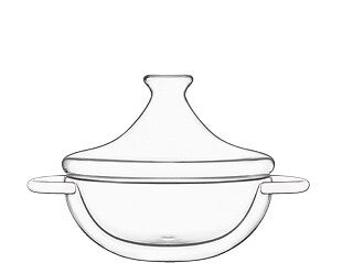 Tajine con Coperchio in Vetro Thermic Glass 18,5 cl Luigi Bormioli