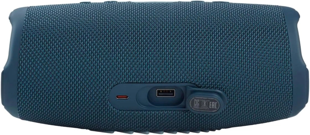 CHARGE 5 - Altoparlante Bluetooth portatile impermeabile (IP67) con Powerbank USB Charge out, 20 ore di riproduzione, Partyboost (blu)