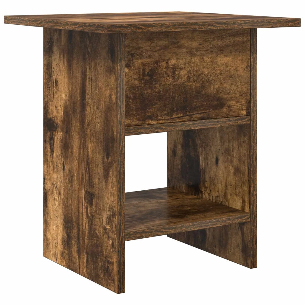Comodino 2 pcs Rovere fumé 41 x 40 x 45 cm Legno multistrato