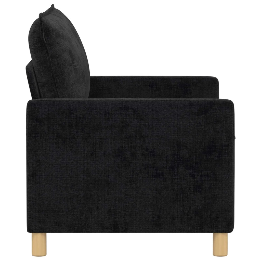 Divano Nero 126 x 81 x 87,5 cm Poliestere