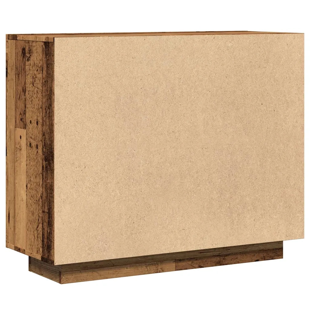 Credenza Legno Antico 92x35x75 cm in Legno Multistrato