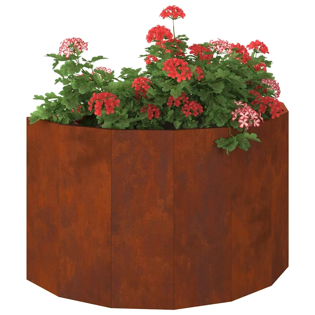 Fioriera Ruggine-Vaso-Contenitore per Piante 90 x 45 x 50 cm