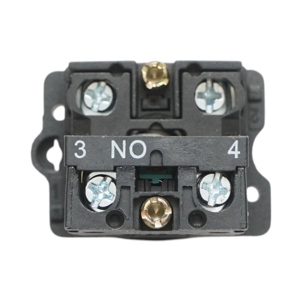 Pulsante indicatore LED blu con resistenza integrata 1NO, 220V, LAY5 Breckner Germany