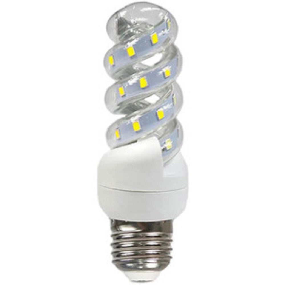 Trade Shop - Lampadina A Led E27 11 W Luce Fredda Calda Naturale Modello Torciglione S-11w -