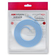 HIKVISION DS-1NP6ADL0-BL-3MT - CAVO LAN U/UTP  WITH 50U GOLD PLATED RJ45 PLUG - 3M - BLUE