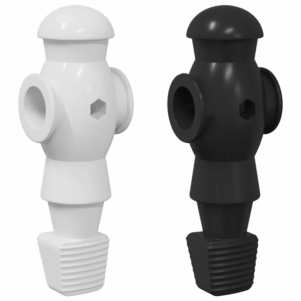 Giocatori di Tavolo da Calcio 24 pz Nero e Bianco HIPS CFW2928916