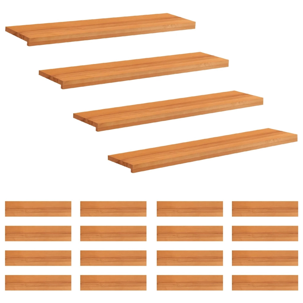 Tappeti per scale 20 pz 120 x 30 x 2 cm Marrone Chiaro 3446495