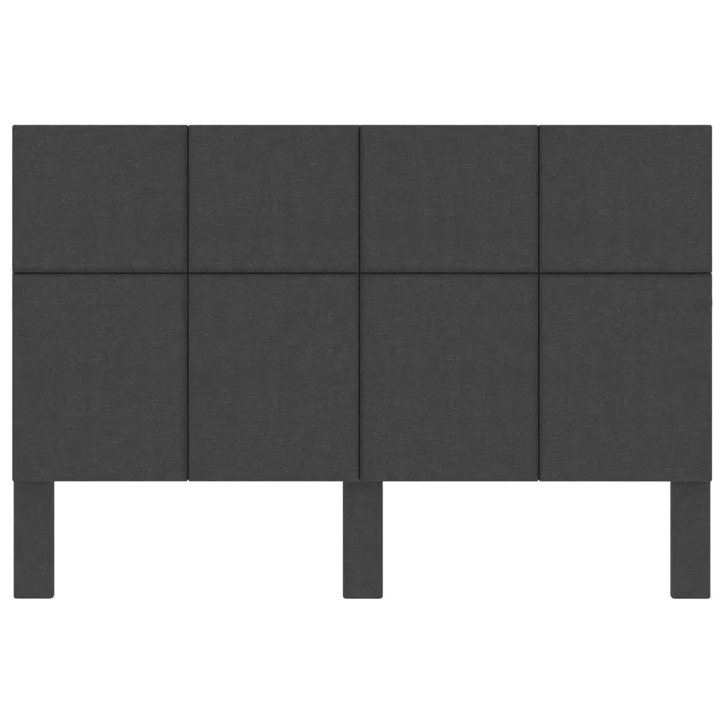 Testiera Letto Grigio Scuro in Tessuto 160x200 cm