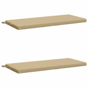 Cuscini per Panchina a 2 Pezzi SOEST 2 pz 100% Poliestere Beige 949339