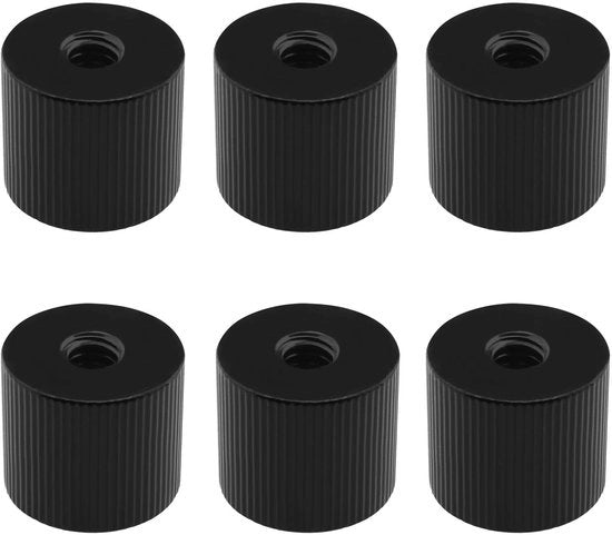 Accessori per fotocamera - Stativo per lampada - Sostituzione - Alluminio - Nero - 6 pezzi - Adatto per supporti di illuminazione