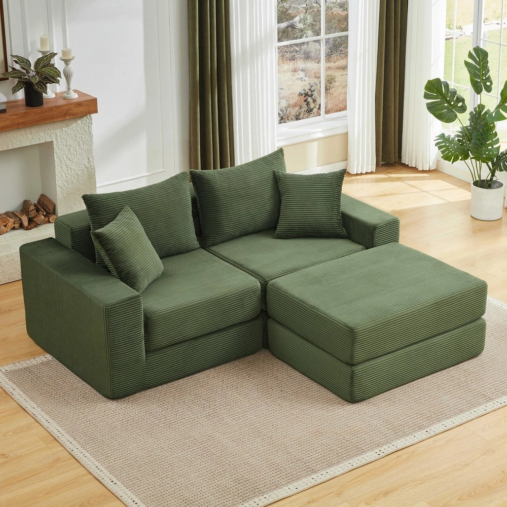 Divano letto modulare ¨C Minimal ¨C imbottito morbido