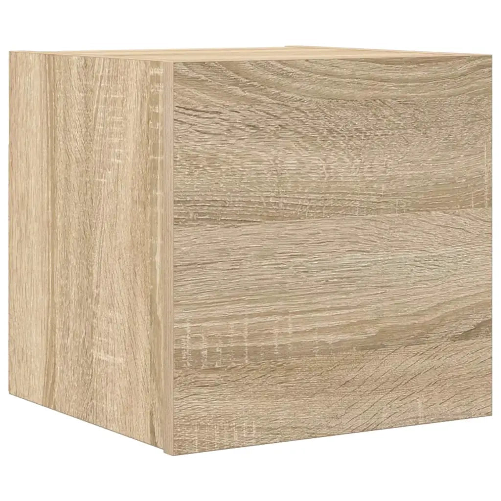 Mobile Porta TV a Parete Rovere Sonoma 30,5x30x30 cm 804490