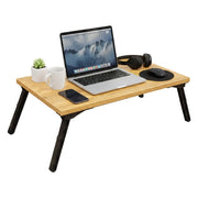Cusio, Scrivania Supporto pc, 35x60x24.5h cm Nero