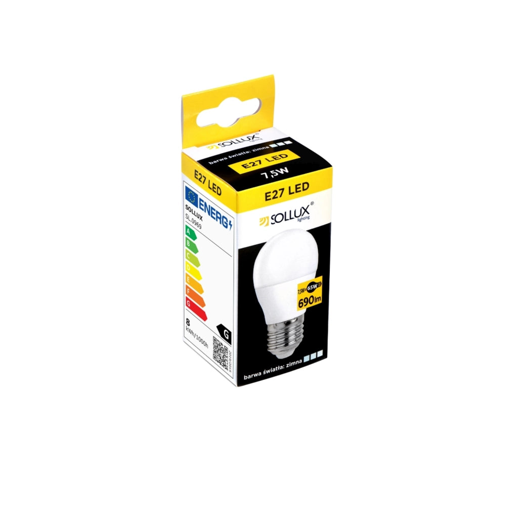 Lampadina LED E27 4000K 7,5W 690lm