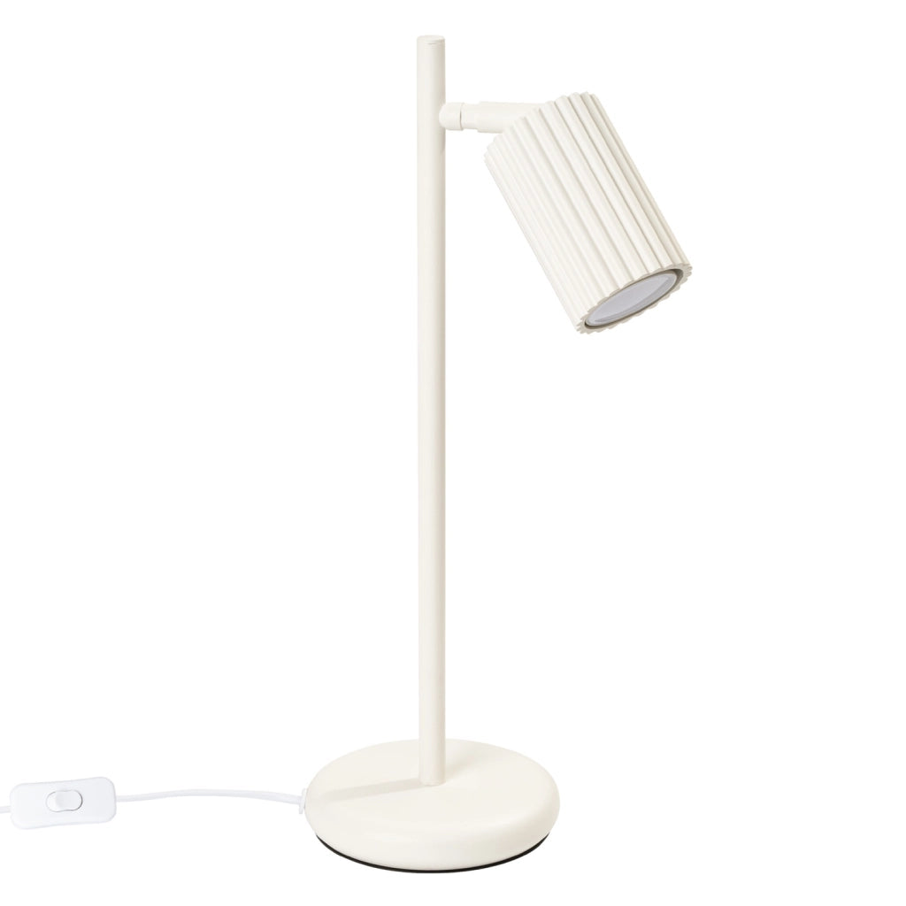 Lampada da tavolo moderna beige orientabile GU10 Pure Lume