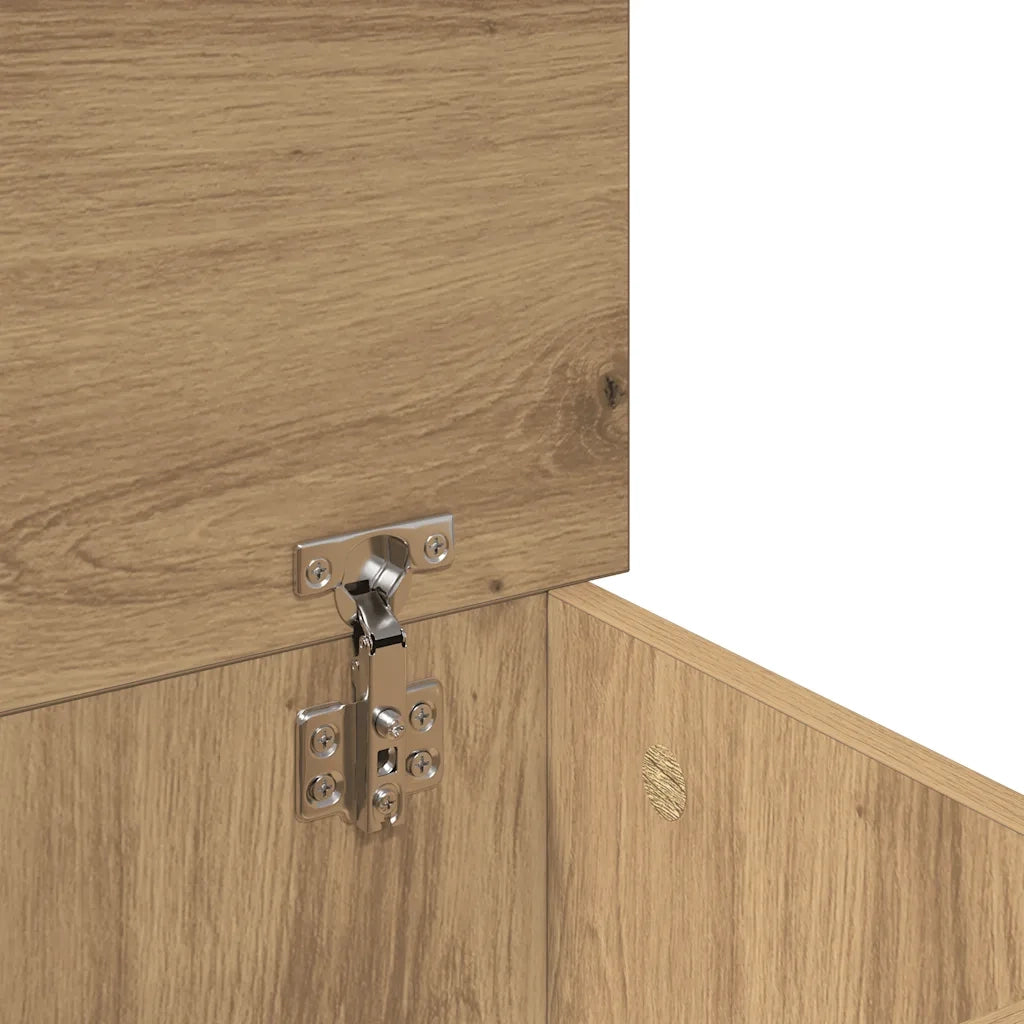Scatola Portaoggetti Rovere Artigianale 30x50x28 cm Multistrato 857160