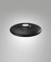 3804-58-101 DIFFUSORE/PARALUME IN METALLO NERO D.25CM H.4,5CM PER KIT LUCI 8W