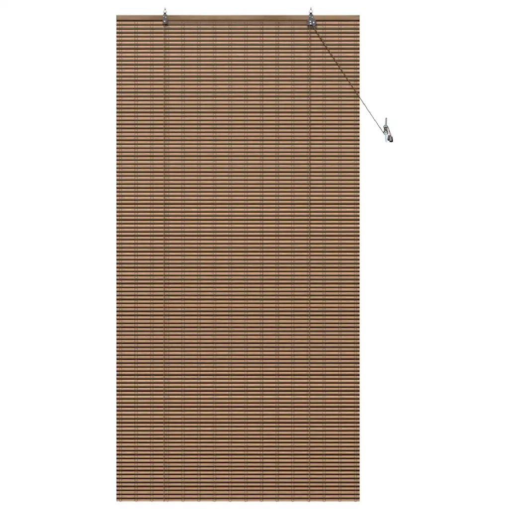 vidaXL Tenda per Finestra con tende Marrone 110 x 220 cm Bambù