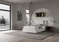 Letto 1 Piazza e Mezzo 120x210 cm Senza Rete Annalisa Bianco