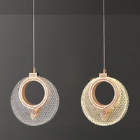 Lampadario A Sospensione In Cristallo Lhj110-1cp Light Rose Gold